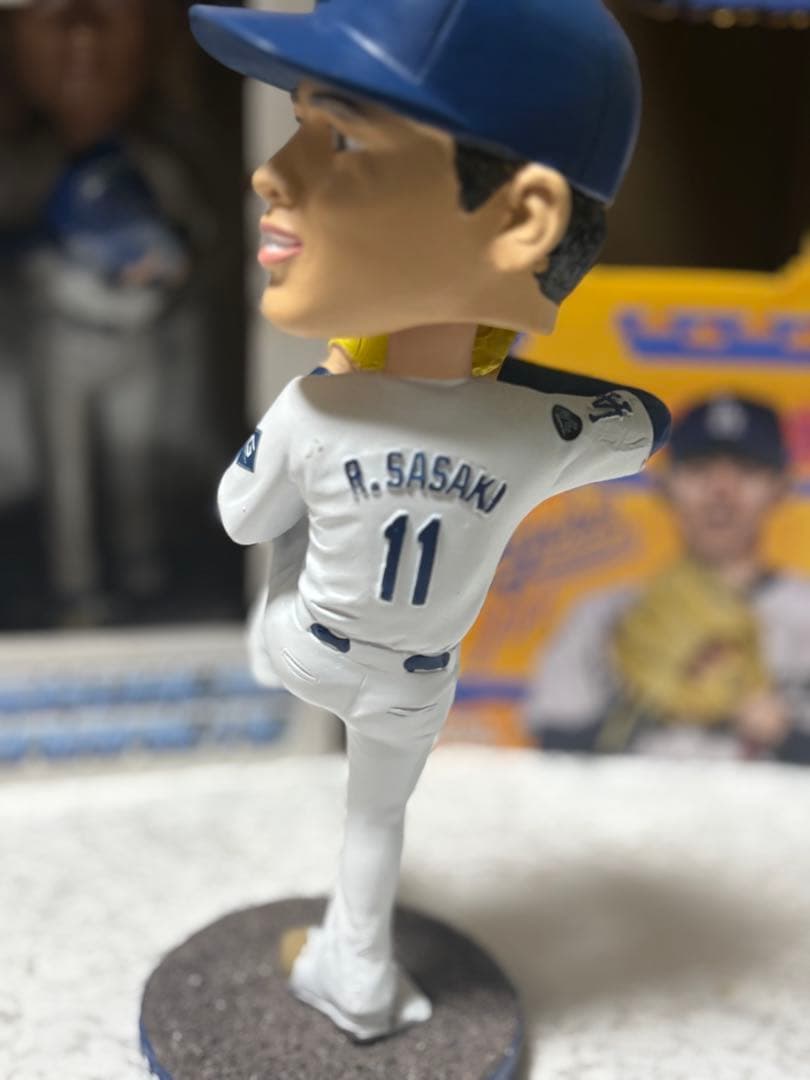 【限定】ドジャース記念品　佐々木朗希　ボブルヘッド　2025年製