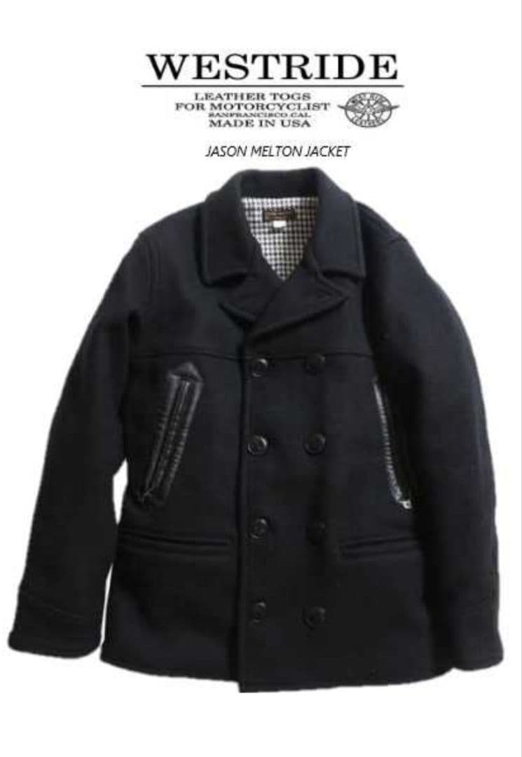 WESTRIDE Jason Jesee ピーコート ブラック 42 XL