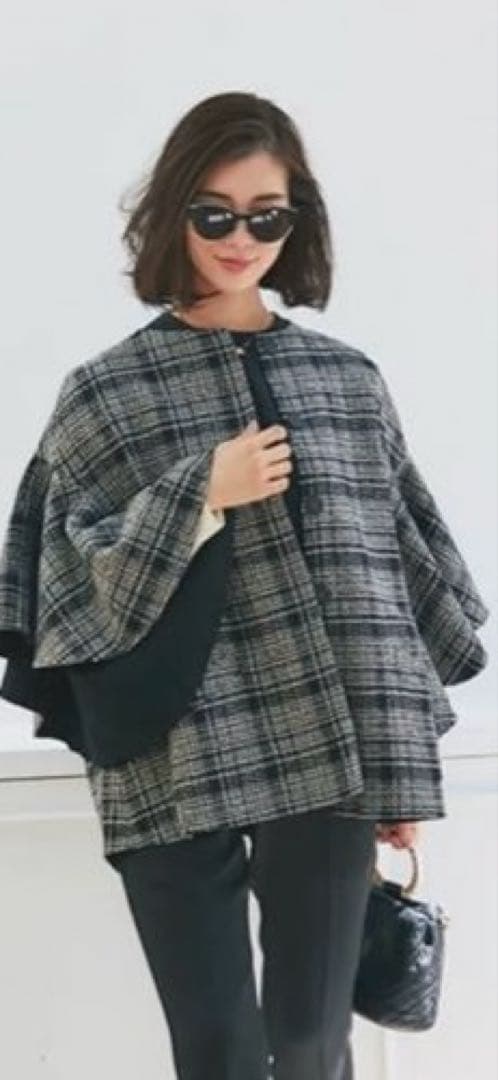 seven ten ラッフルスリーブコート　リバーシブル　新品