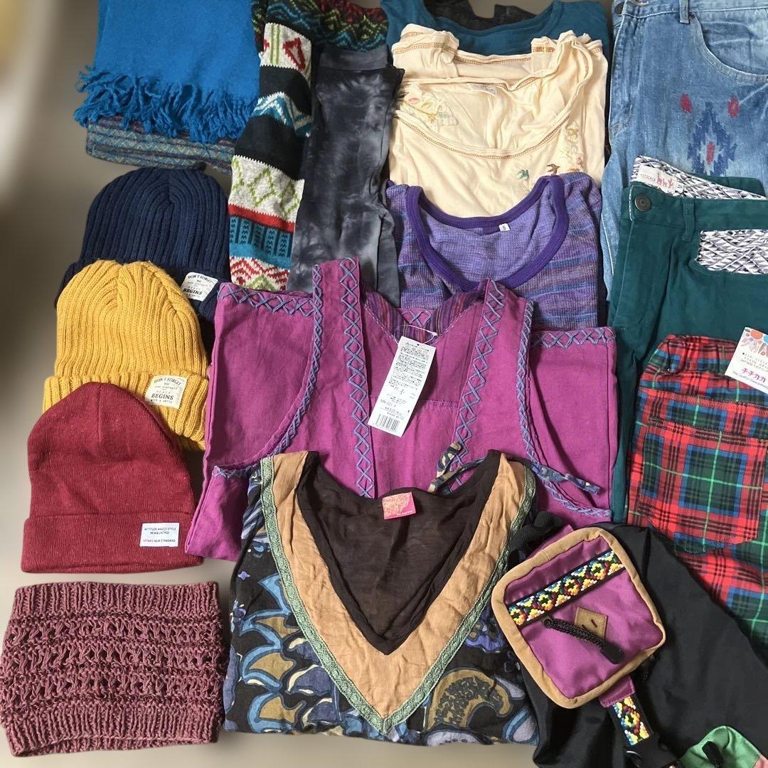 チチカカ　アジアン　エスニック　24点まとめ売り　秋冬物