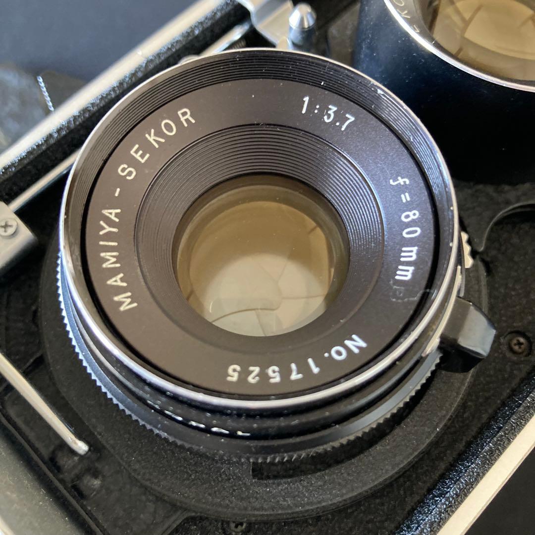 【美品】MAMIYA C220 80mm 3.7 マミヤ 二眼レフカメラ