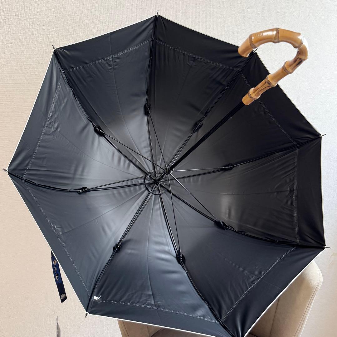 芦屋ロサブラン　晴雨兼用 日傘 100％ 完全遮光　長傘　60cm