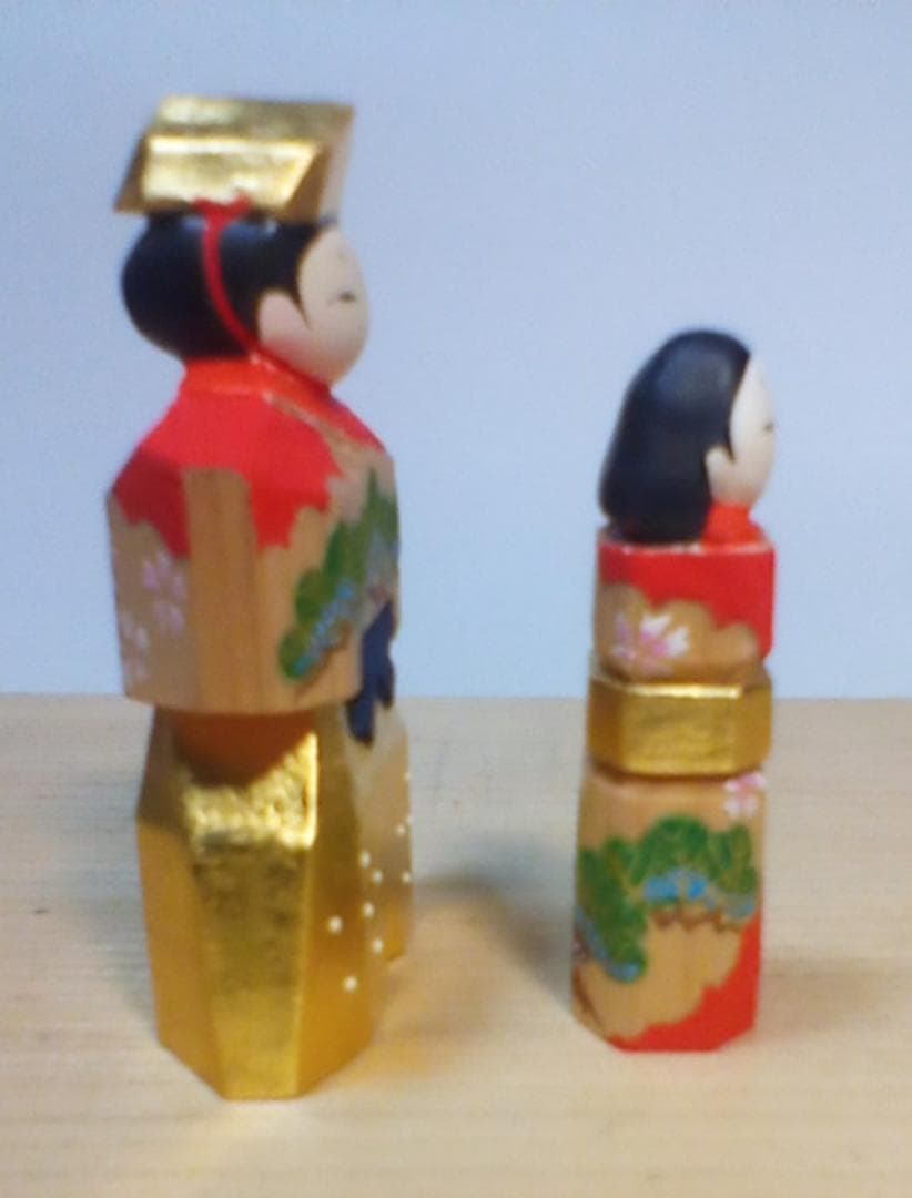 立雛(神雛)1.5号　奈良一刀彫(木彫)