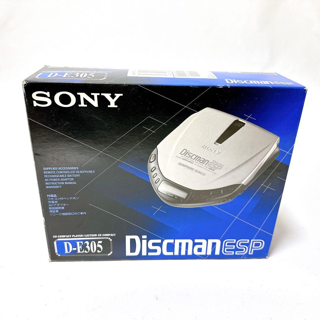 ほぼ未使用 SONY D-E305 Discman ポータブルCDプレーヤー