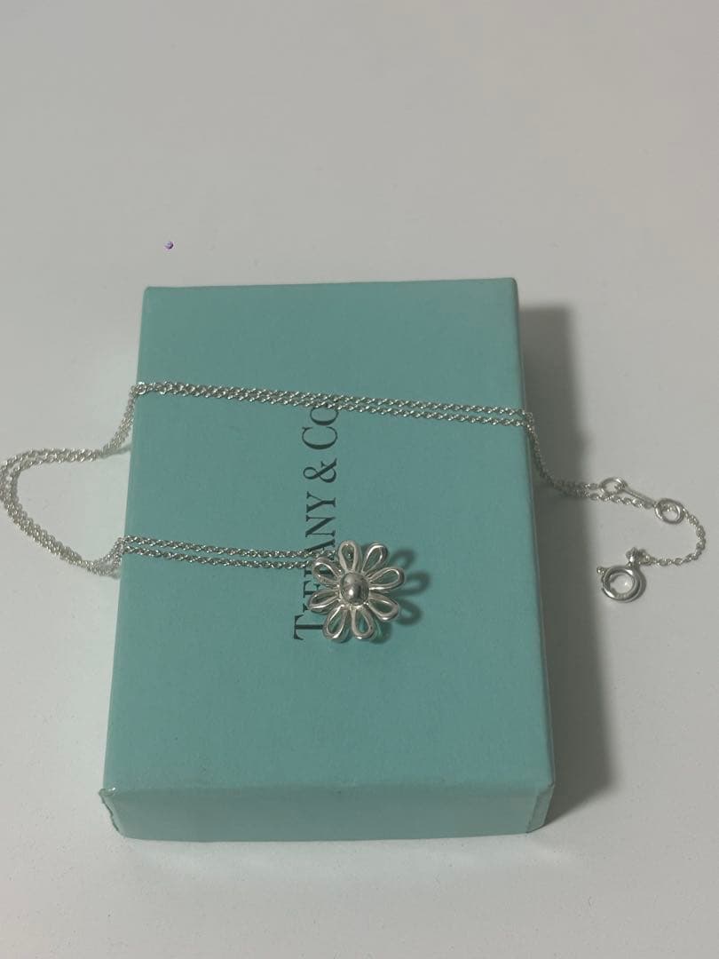 美品 TIFFANY ティファニー デイジー シルバーネックレス