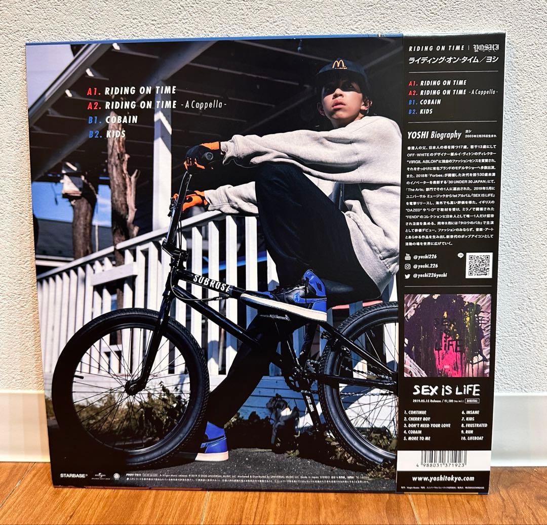 【美品】YOSHI/ RIDING ON TIME アナログレコード