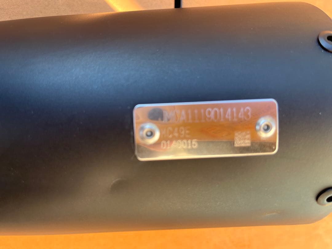 OVER Racing ブラック マフラー