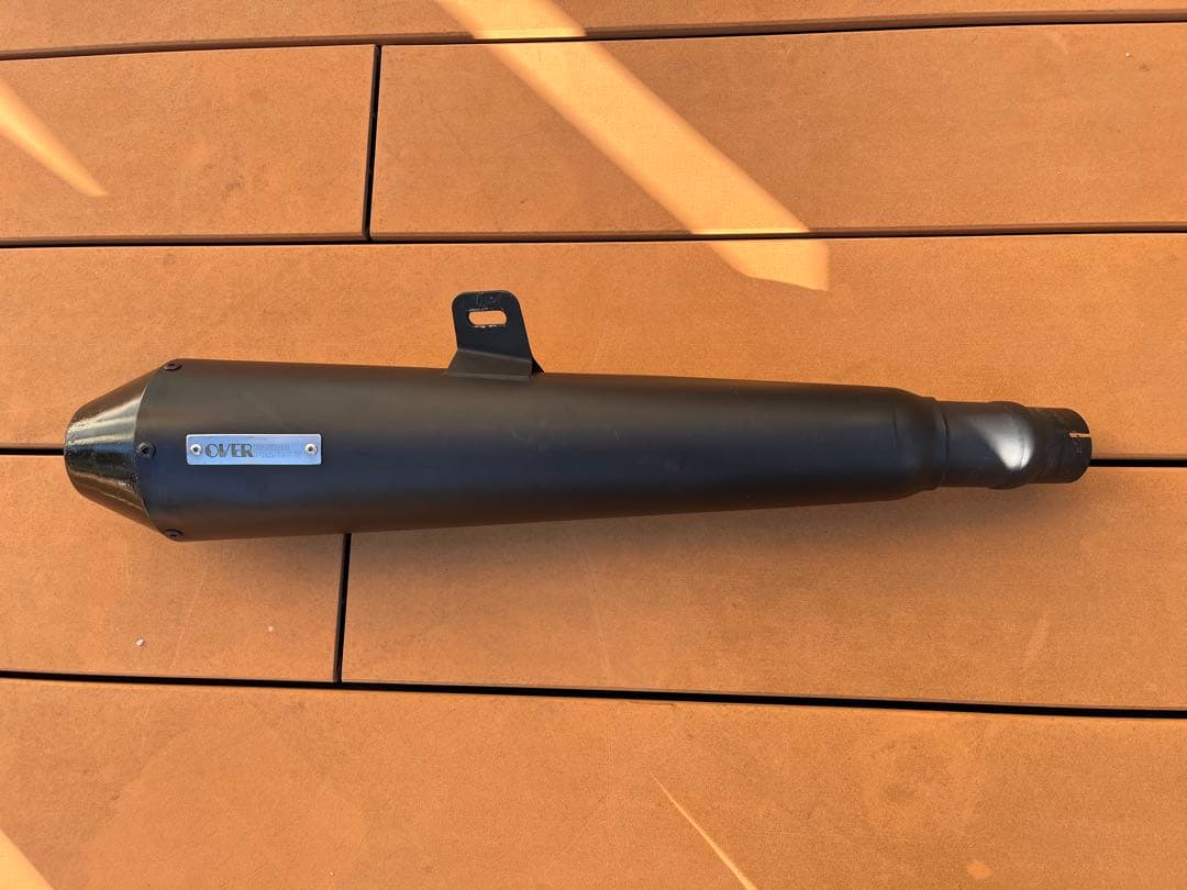 OVER Racing ブラック マフラー