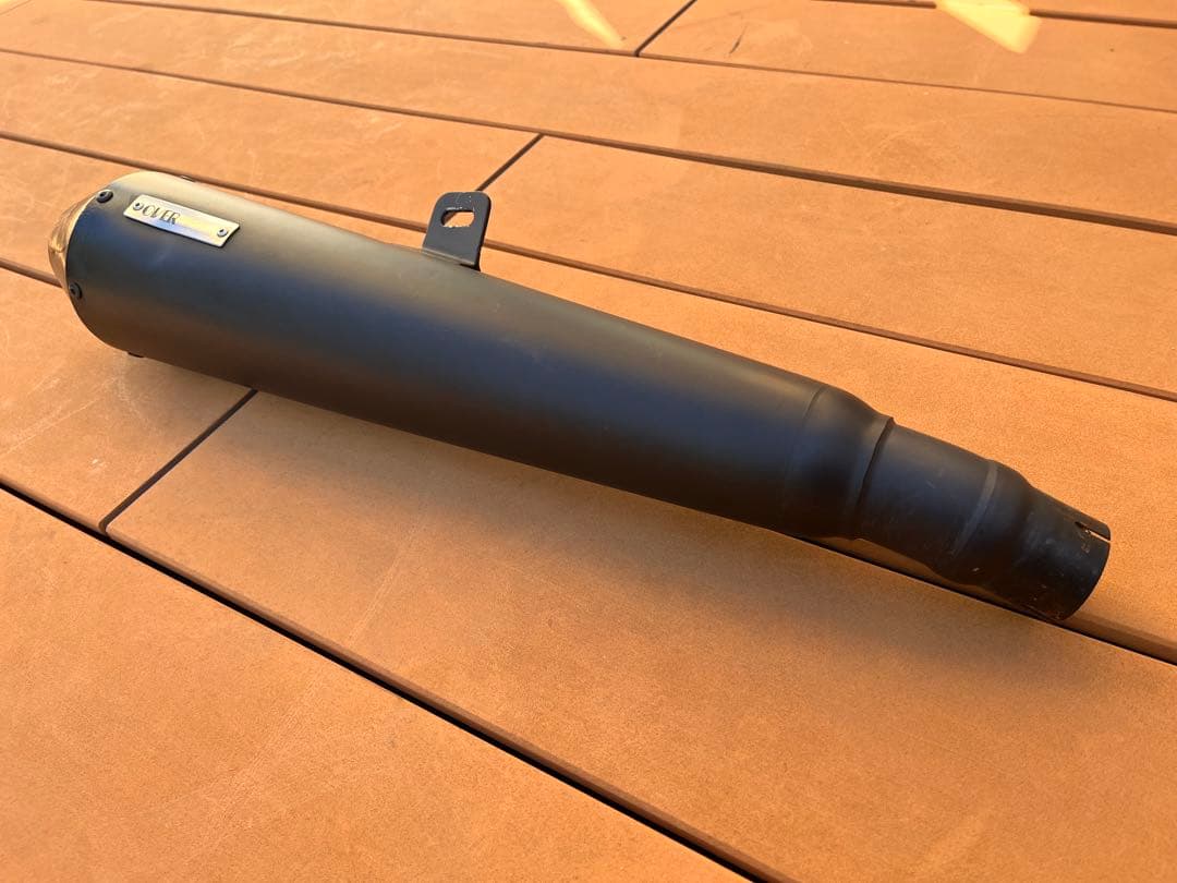 OVER Racing ブラック マフラー