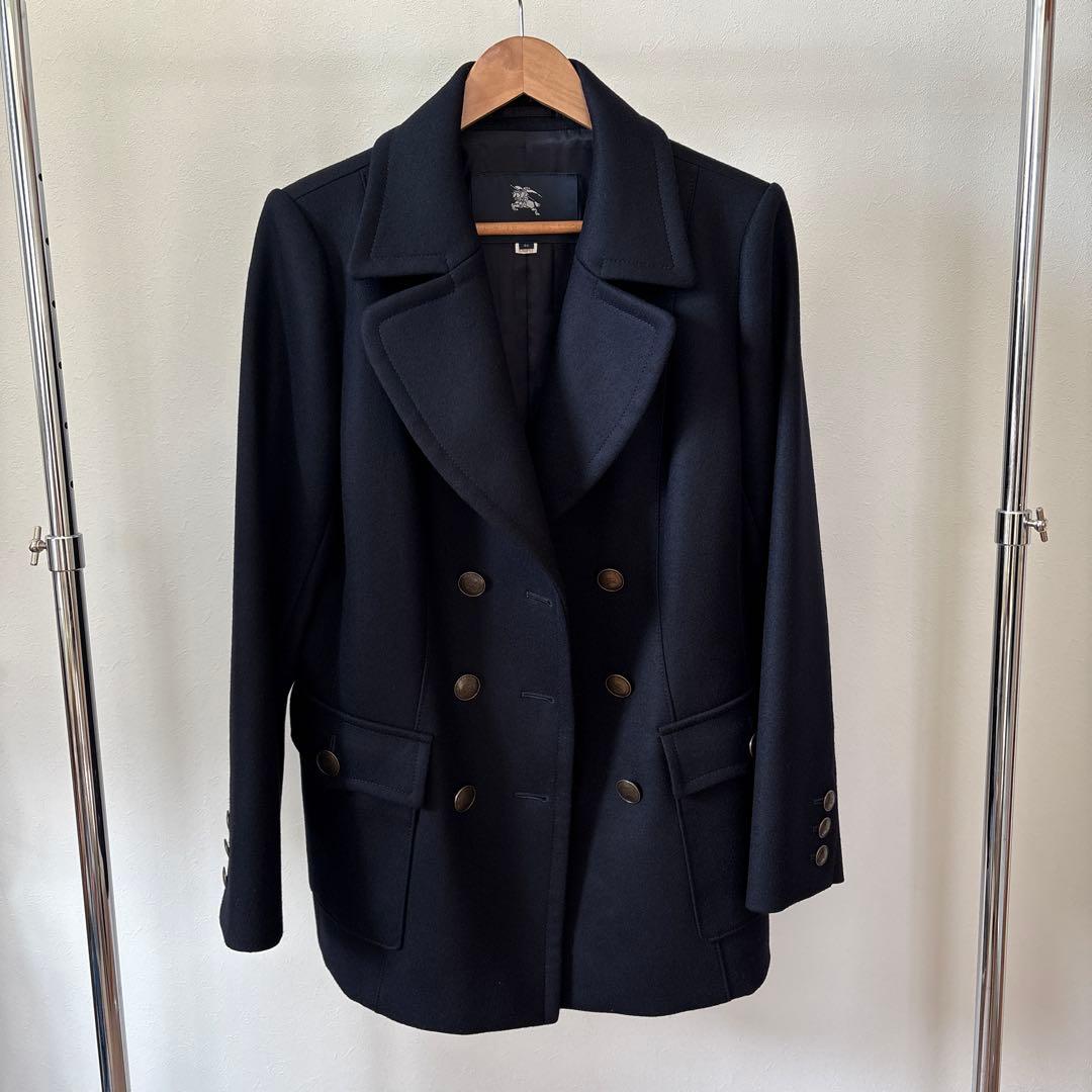 バーバリー Burberryメンズ ソフトメルトンPコート 46 サンプル