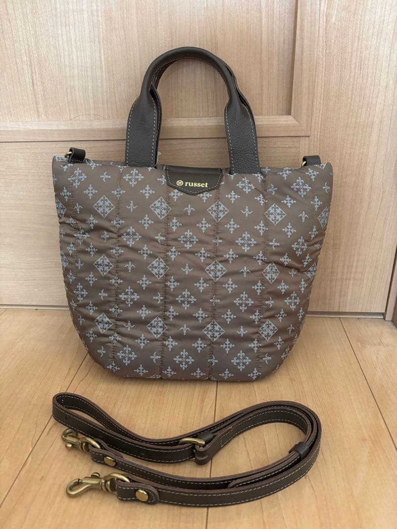russet キルティング トートバッグ ショルダー付き 2way ラシット
