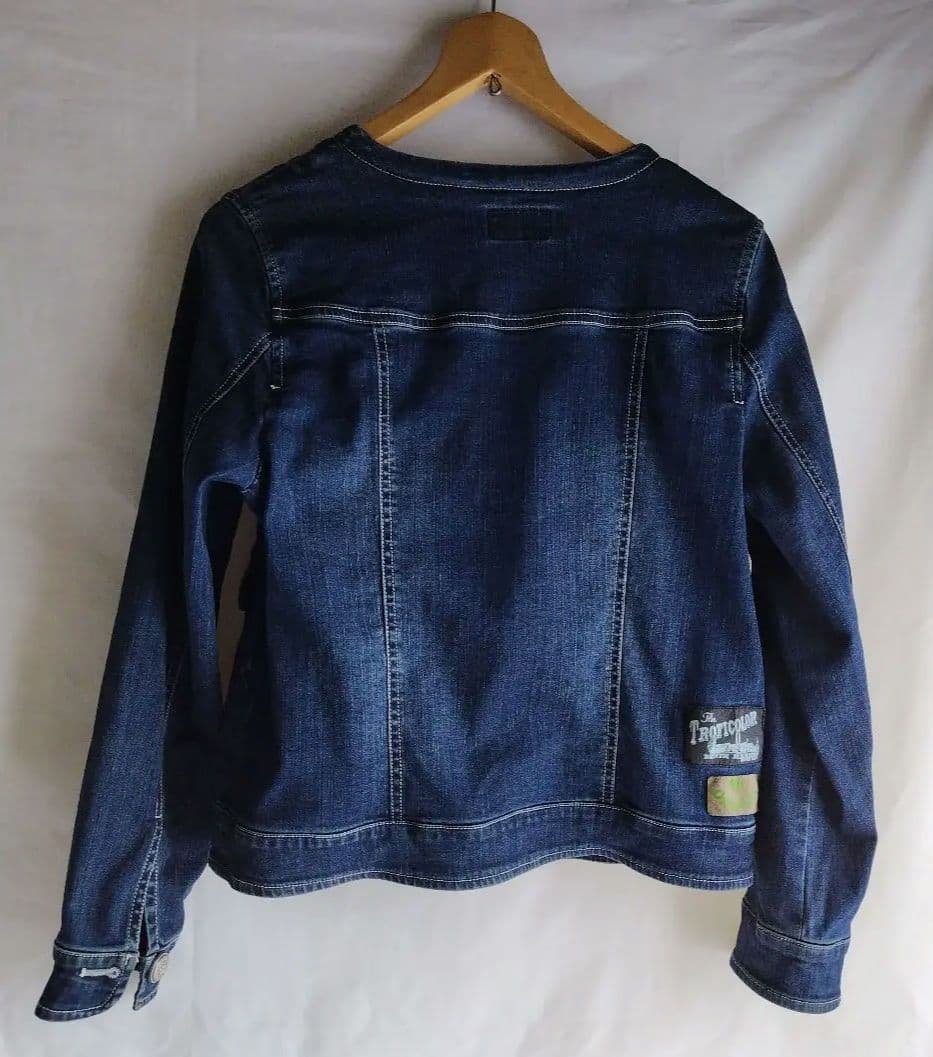 グラン山貴のデニム春アウタージャケットRespec Demim