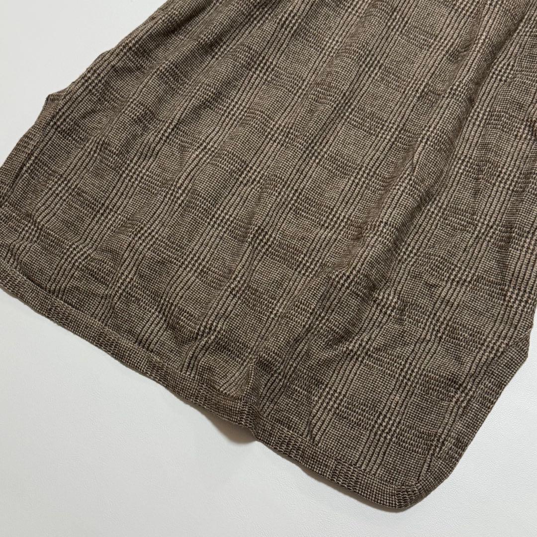 極美品 45R 45rpm ジャージフラノのドレス ワンピース ウール 現行タグ