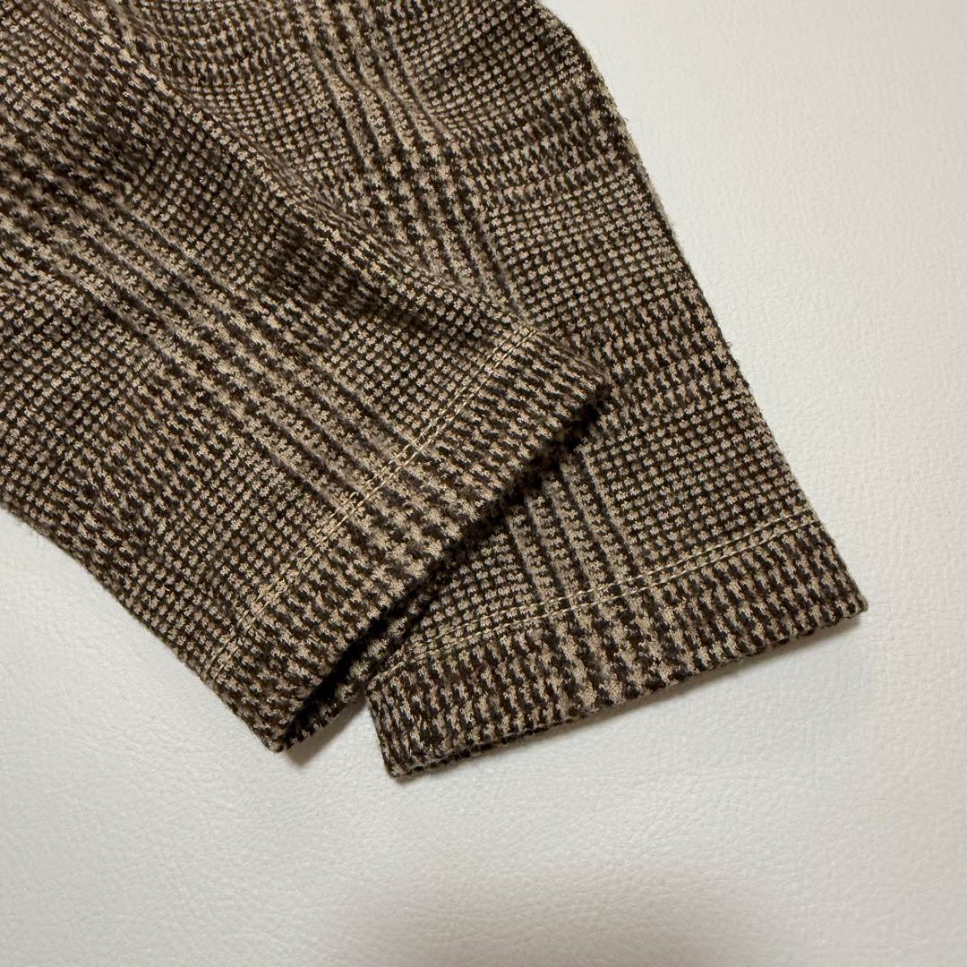 極美品 45R 45rpm ジャージフラノのドレス ワンピース ウール 現行タグ