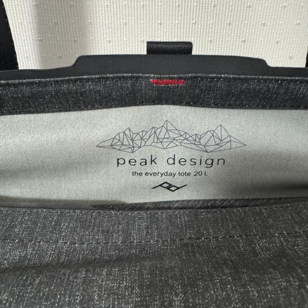 peak design everyday tote 20 L ダークグレー