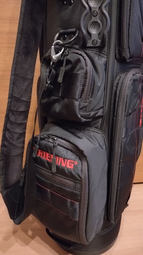 BRIEFING■キャディバッグ/CR-6/ブラック■8.5口径/カート型 軽量