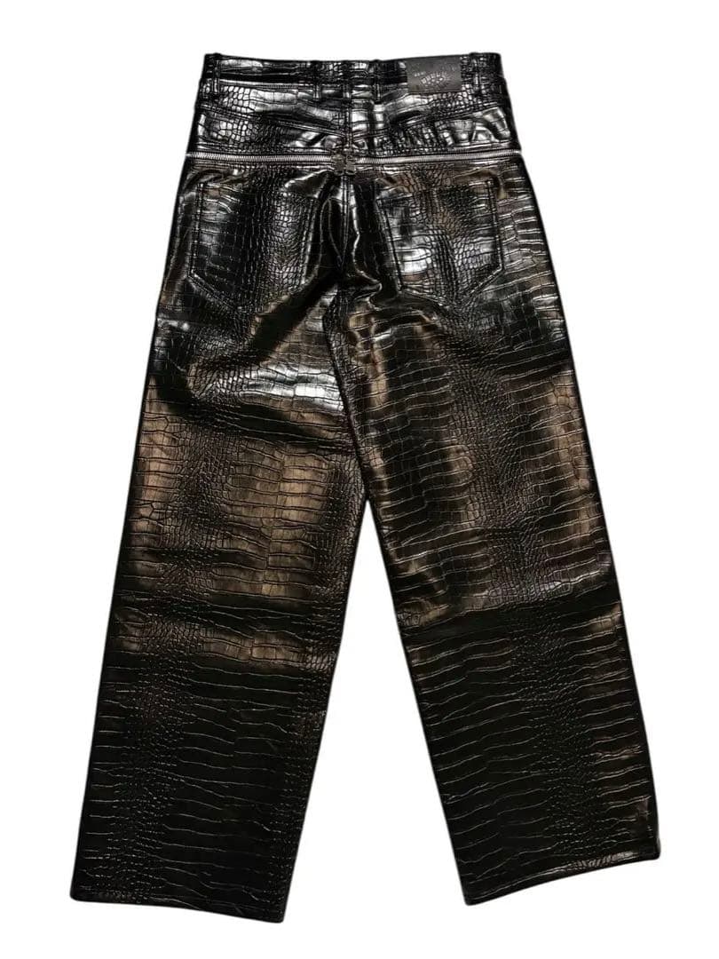 パンツ goar archive CROCO ZIPPER PANTS L