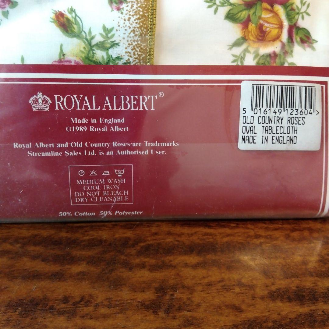 イギリス製 オールドカントリーローズ テーブルクロス 楕円
