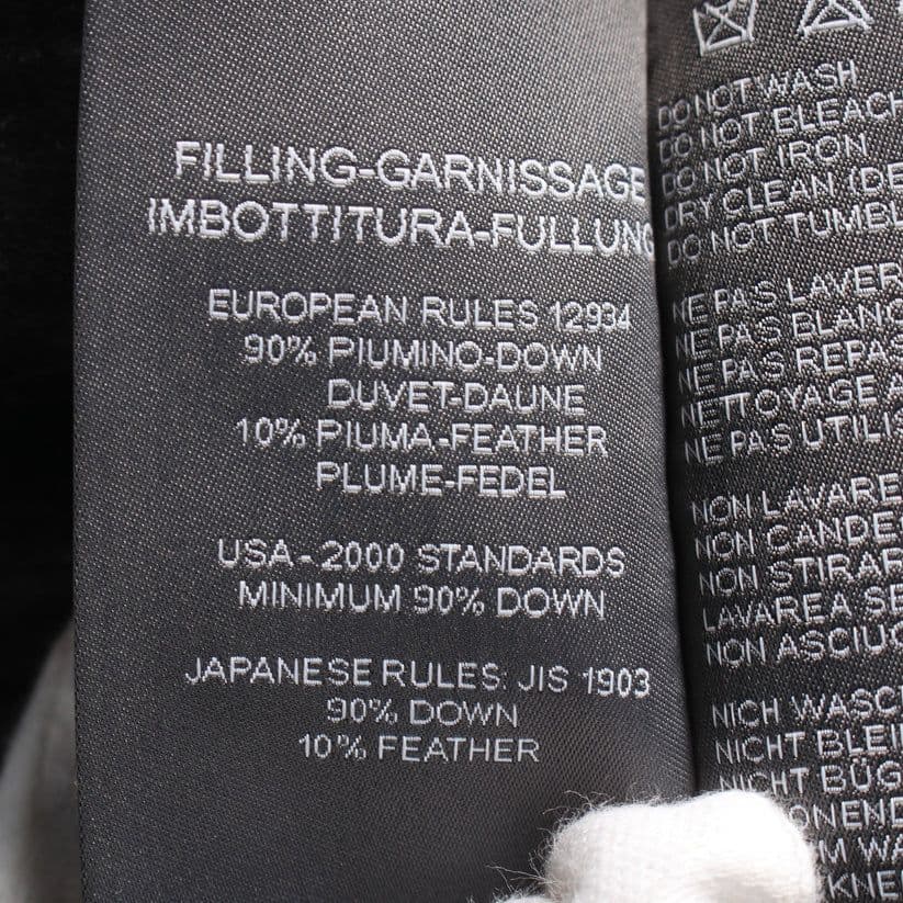 DUVETICA CERRUTI ダウンベスト 黒 フード コラボ カシミヤ