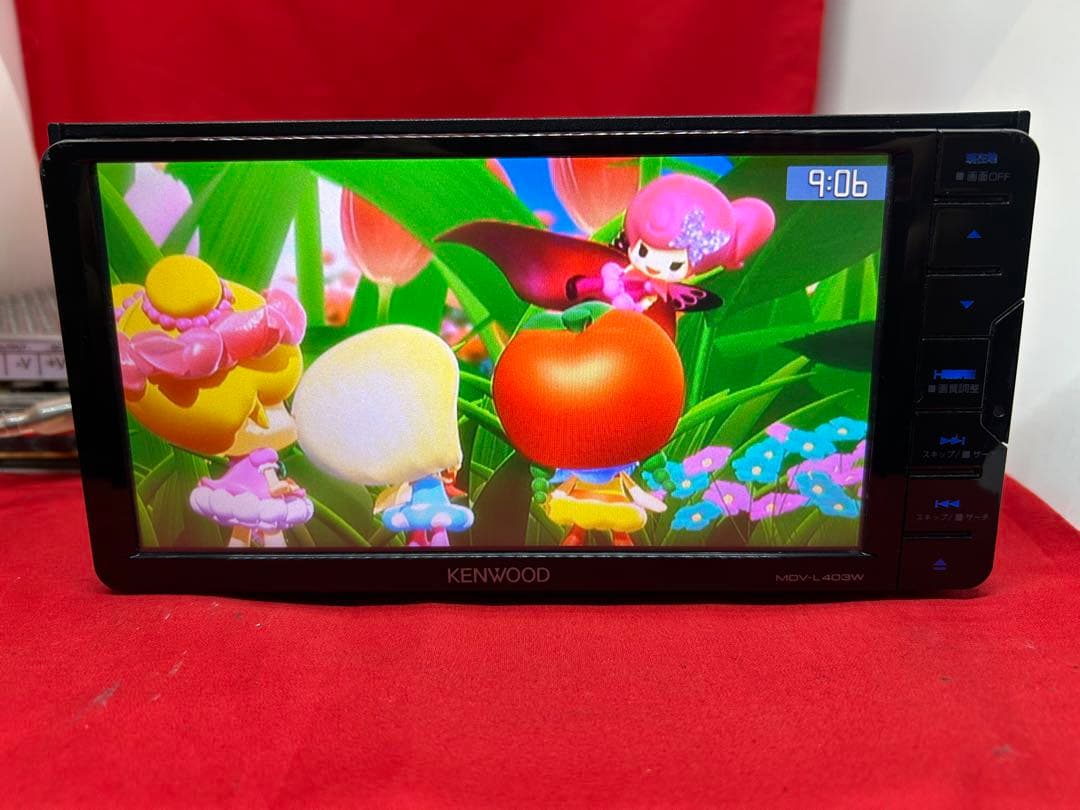 KENWOOD 2024年地図　MDV-L403W 新品バックカメラ付フルセット