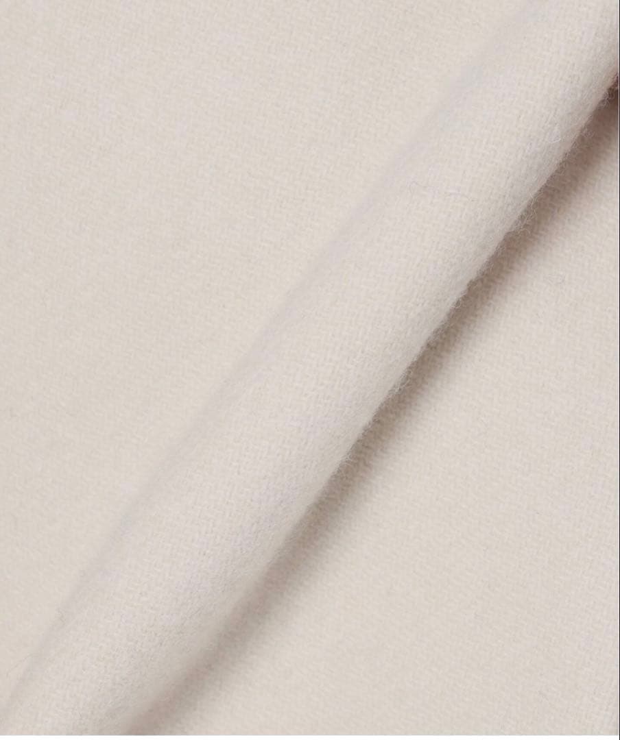 完売品 La TOTALITE ノーカラーショートコート ホワイト 38