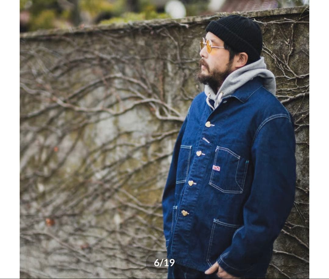 u*c様 tcbジーンズ ハートボタン　カバーオール