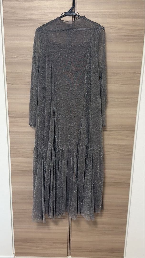 【再販】ラメチュールメロウワンピースドレス