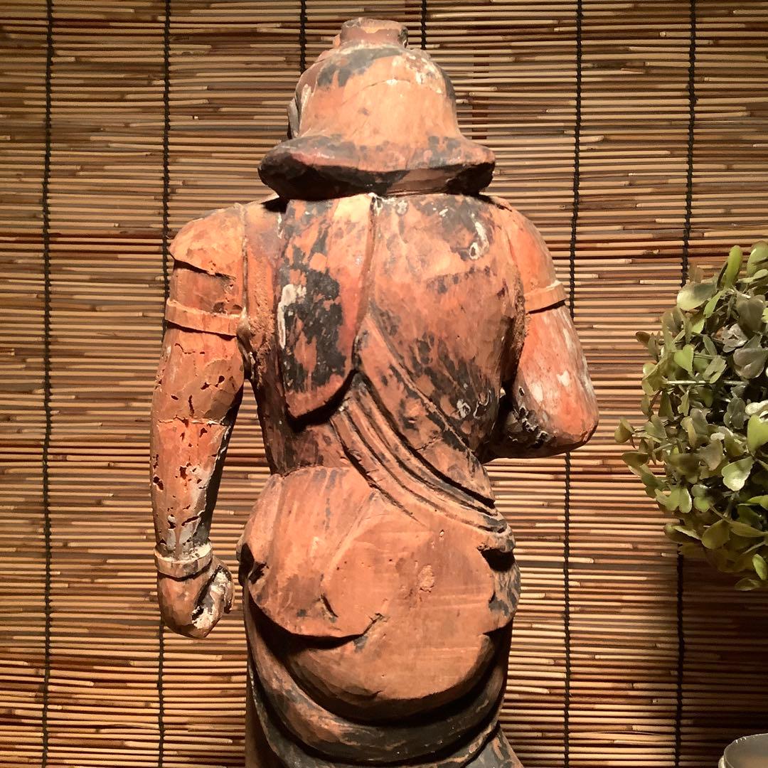 平安〜鎌倉時代・密教￼護法善神「憤怒・不動明王」不動信仰・神仏守護神・寄木造