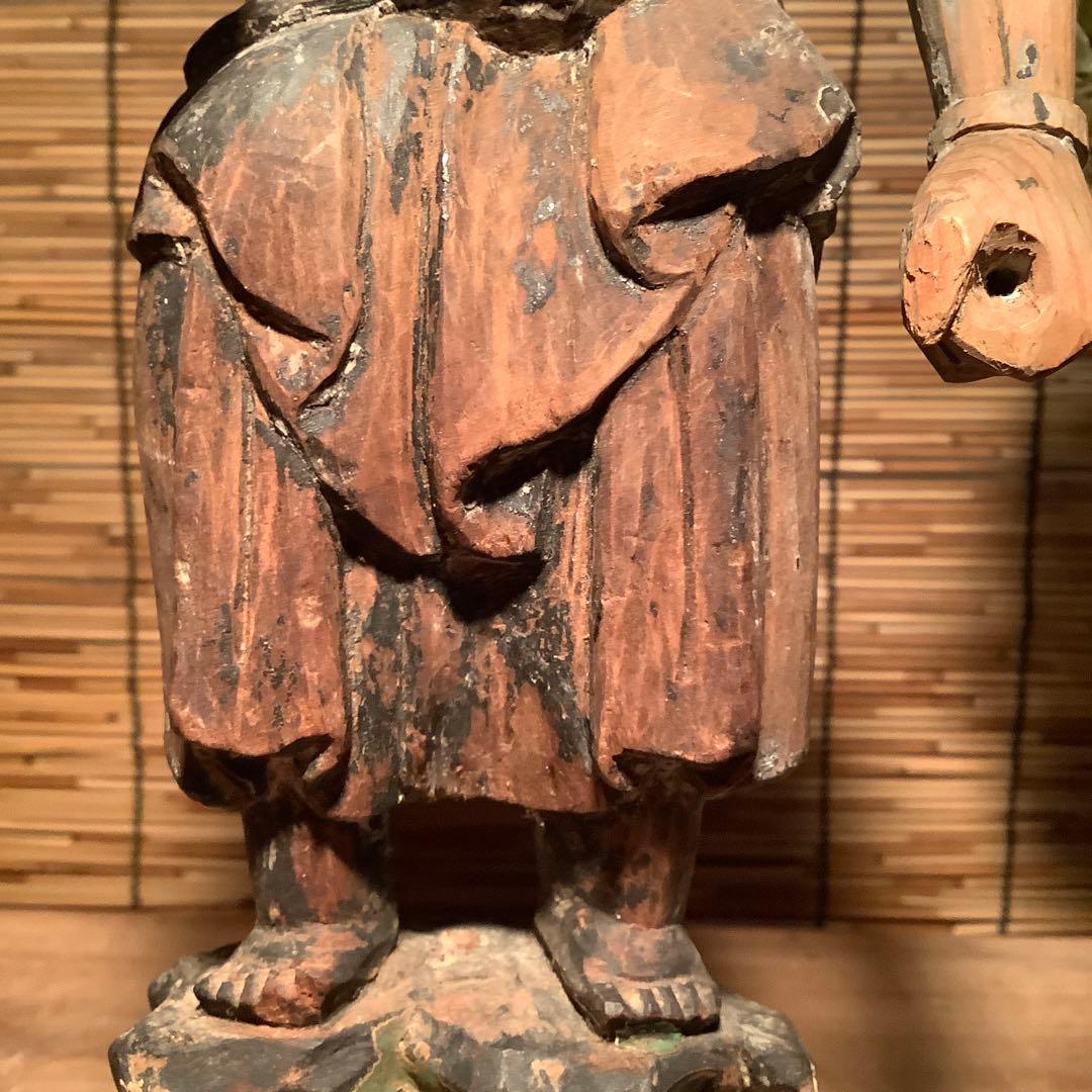 平安〜鎌倉時代・密教￼護法善神「憤怒・不動明王」不動信仰・神仏守護神・寄木造