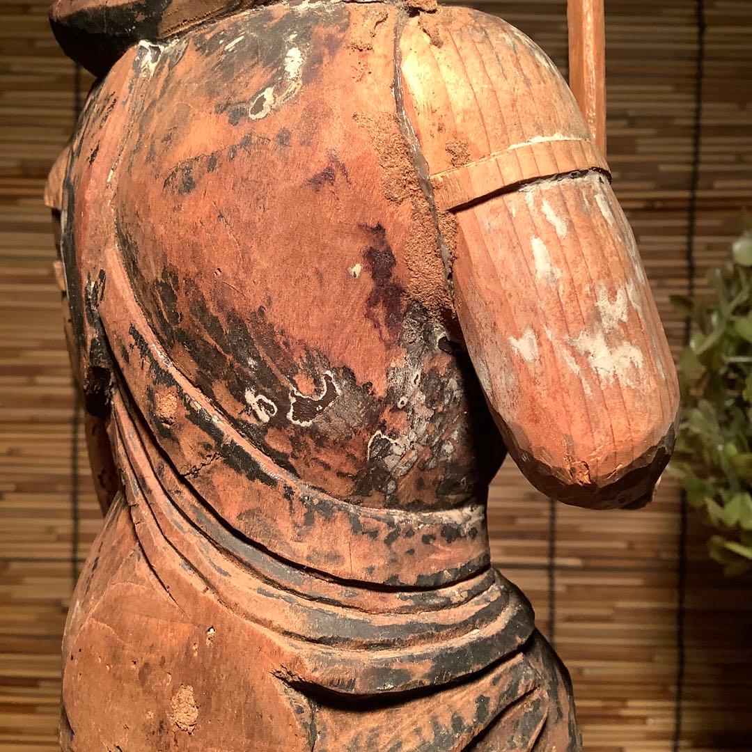 平安〜鎌倉時代・密教￼護法善神「憤怒・不動明王」不動信仰・神仏守護神・寄木造