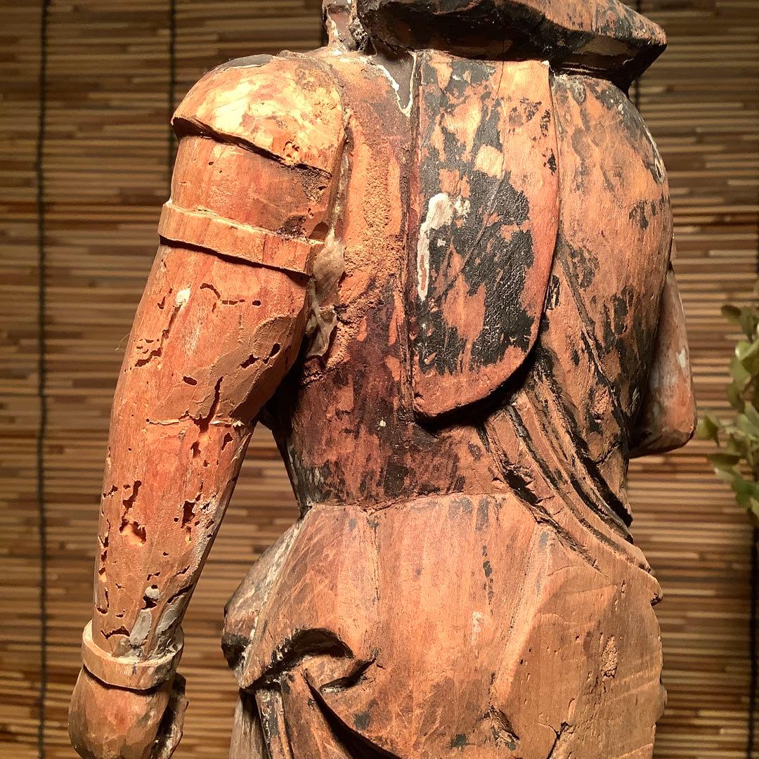 平安〜鎌倉時代・密教￼護法善神「憤怒・不動明王」不動信仰・神仏守護神・寄木造