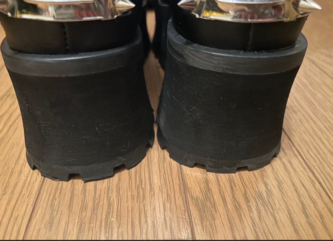 demonia デモニア 7cm 厚底 地雷系 サブカル系ROCK トゲトゲ　靴