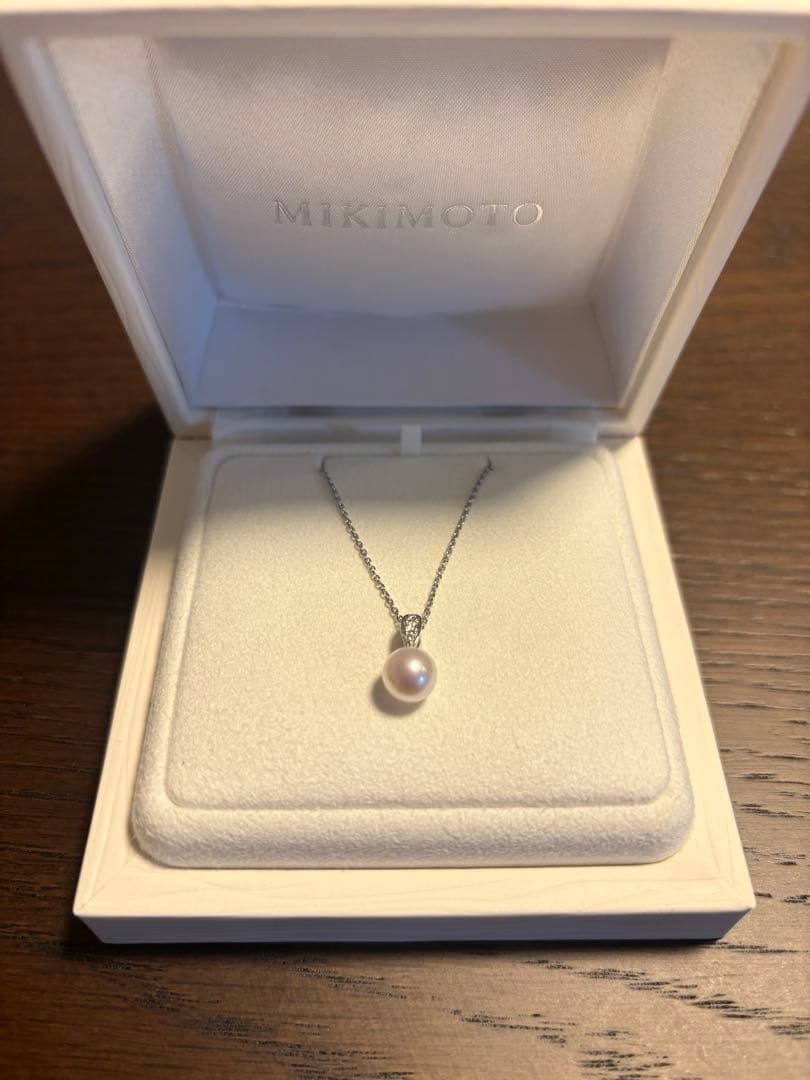 MIKIMOTO パール ダイヤ ペンダント
