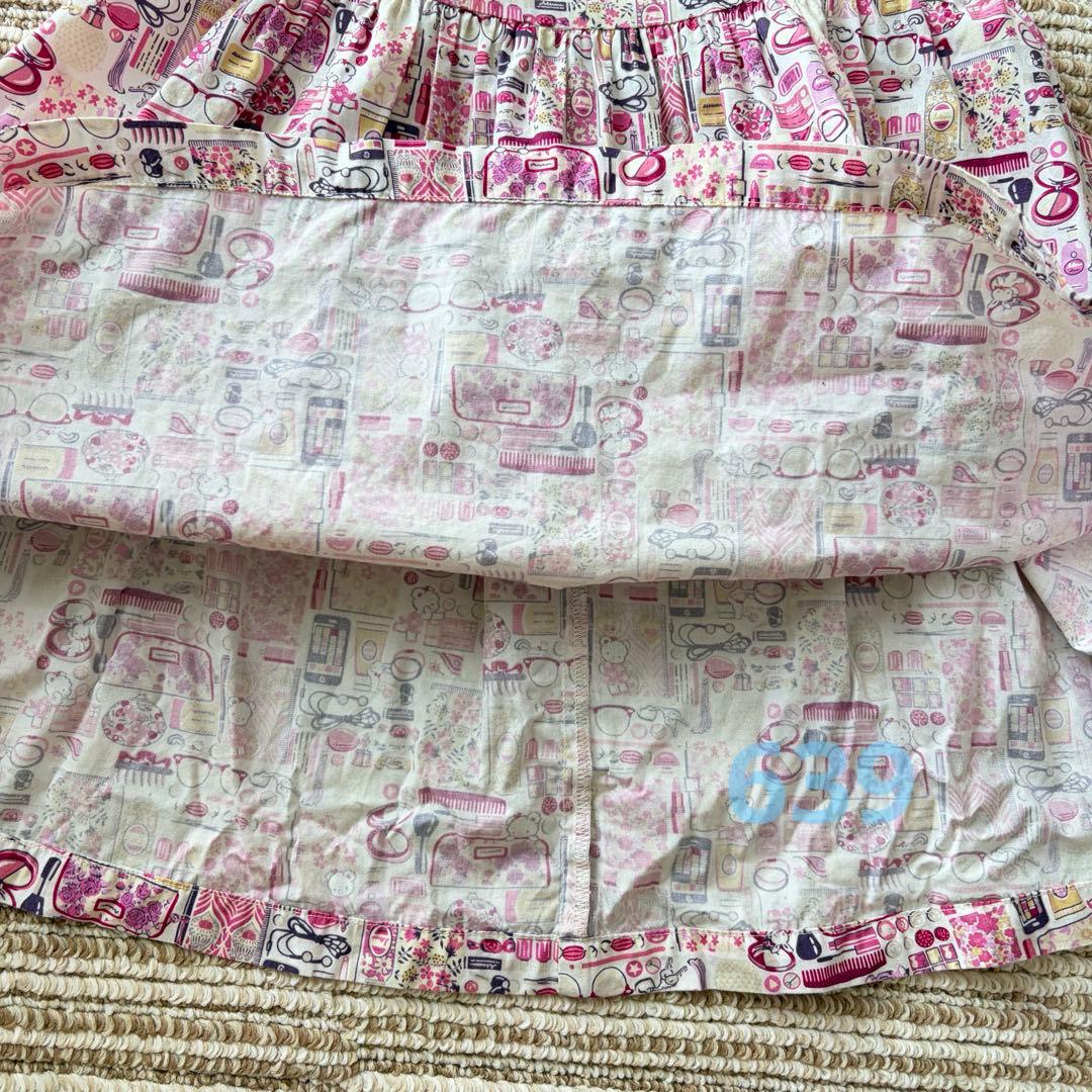 ファミリア リバティ ピンク ジャンパースカート ワンピース 100