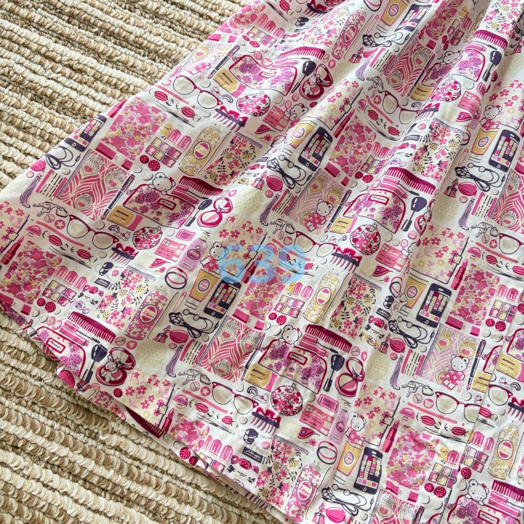 ファミリア リバティ ピンク ジャンパースカート ワンピース 100