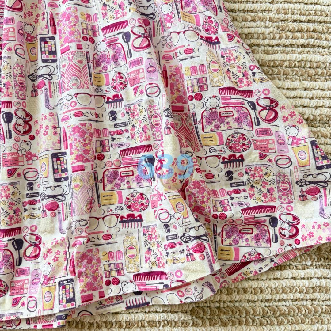 ファミリア リバティ ピンク ジャンパースカート ワンピース 100