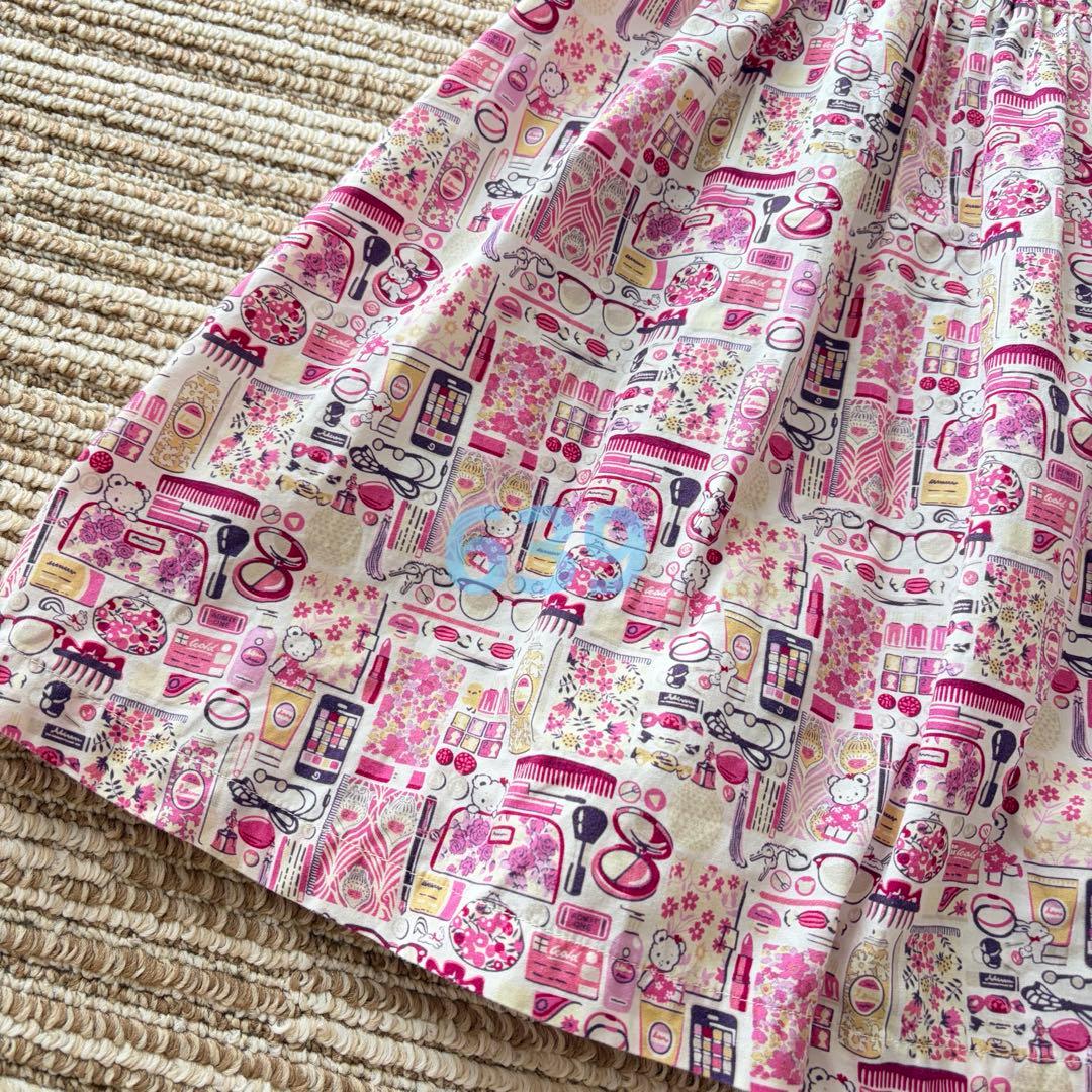 ファミリア リバティ ピンク ジャンパースカート ワンピース 100