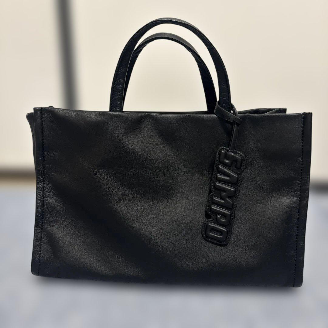 イアパピヨネ sampo×earコラボ スペーストイレザースクエアトートバッグ