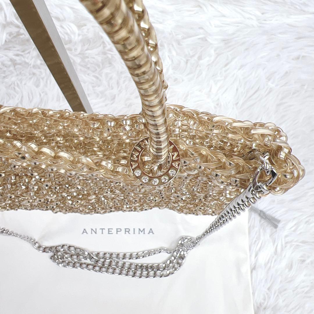 極美品✨アンテプリマ スタンダードスクエア ミディアム シャンパンゴールド