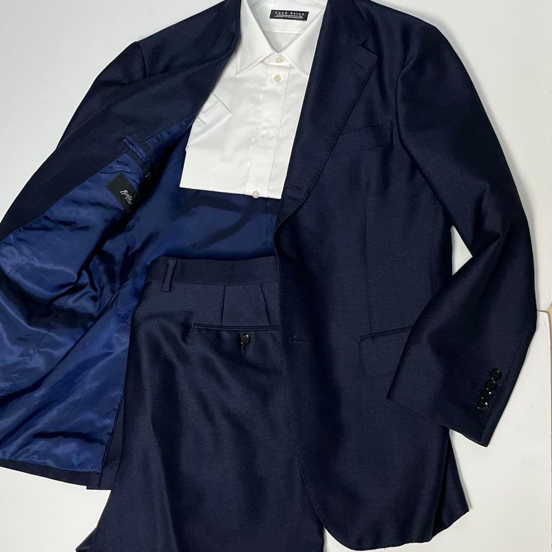 【美品】BRILLA per il gusto　スーツ　セットアップ　ネイビー