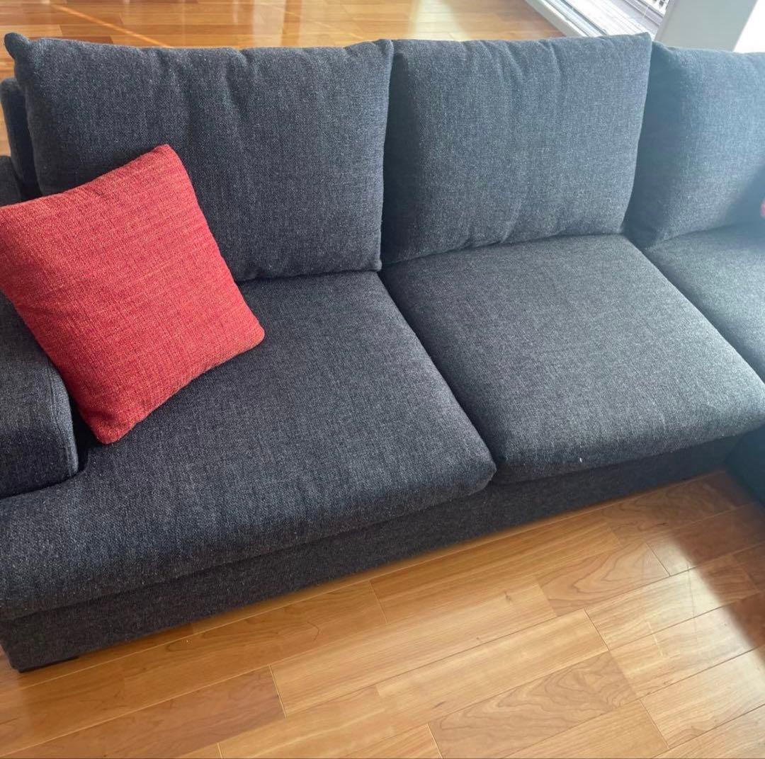 カウチソファ　ソファセット　② ロータイプ　ロングソファ　3個全部購入必要