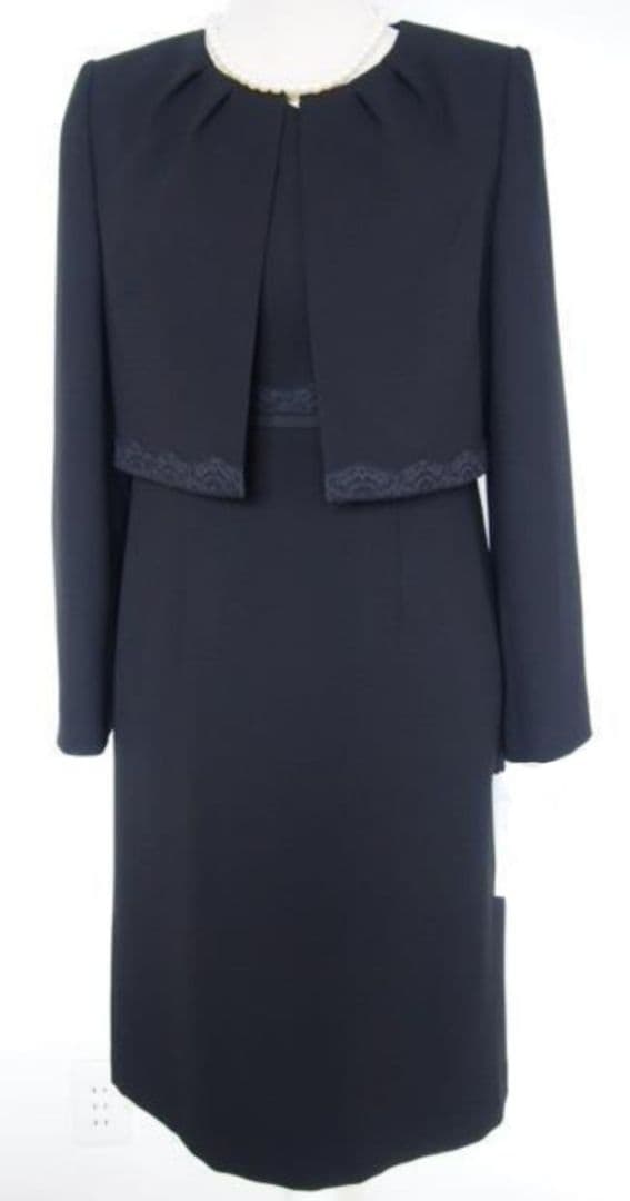 【美品】ELLE　東京ソワール　礼服　5.7万　ブラックフォーマル　11号