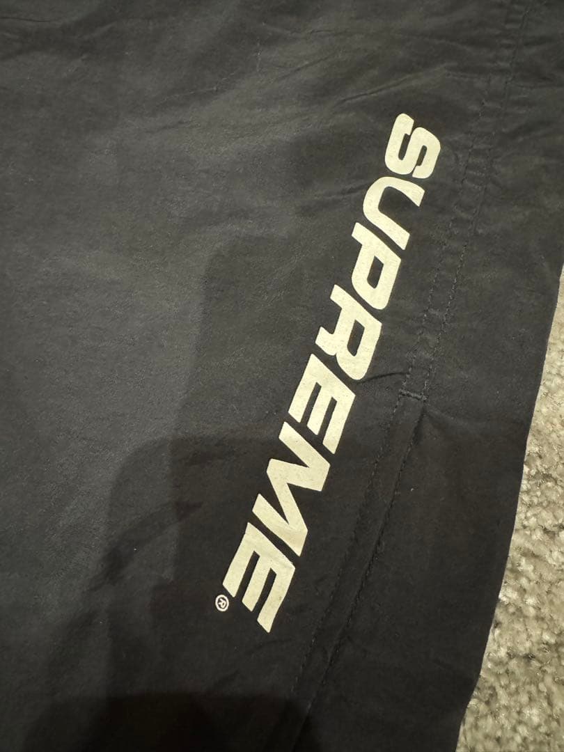 Supreme warm up pant 黒　S