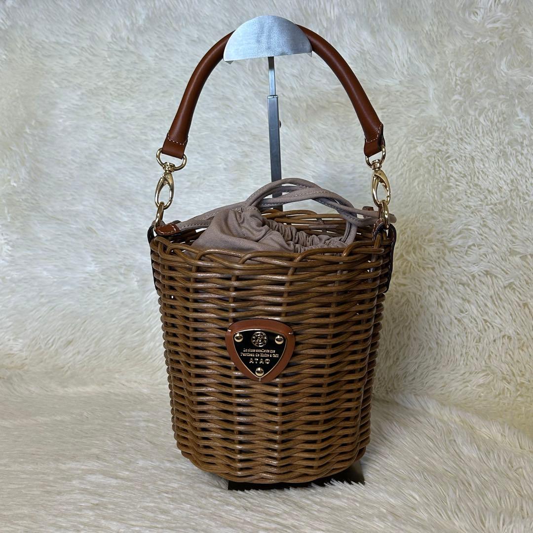 【美品】ATAOアタオ　かごバッグ　ブリーゼ