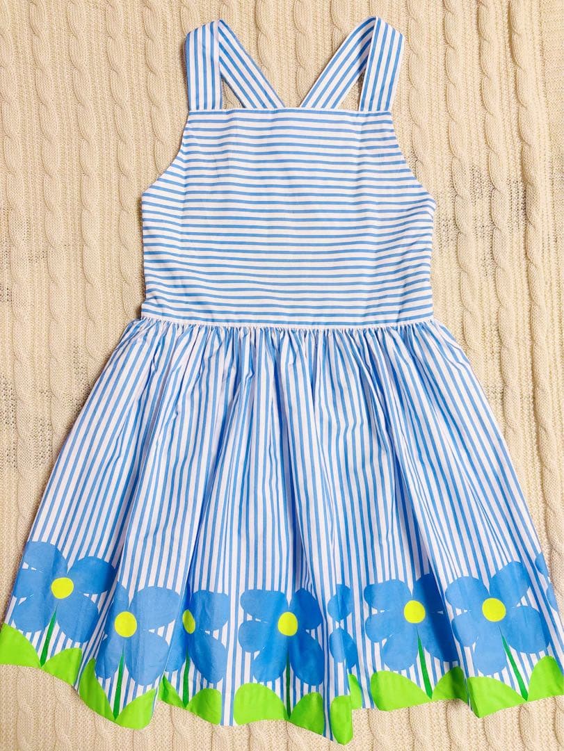 2025新品　Jacadi ストライプワンピース　5A