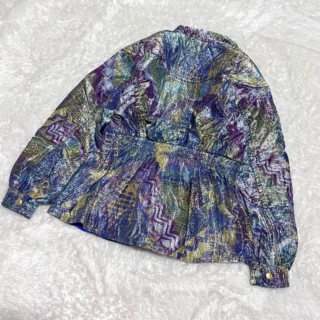 ヴィンテージ スノーウェア　上下　スキーウェア　金ボタン