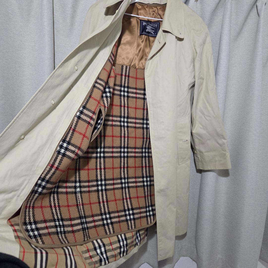 美品　BURBERRY VINTAGE ノバチェックステンカラーコート ライナー