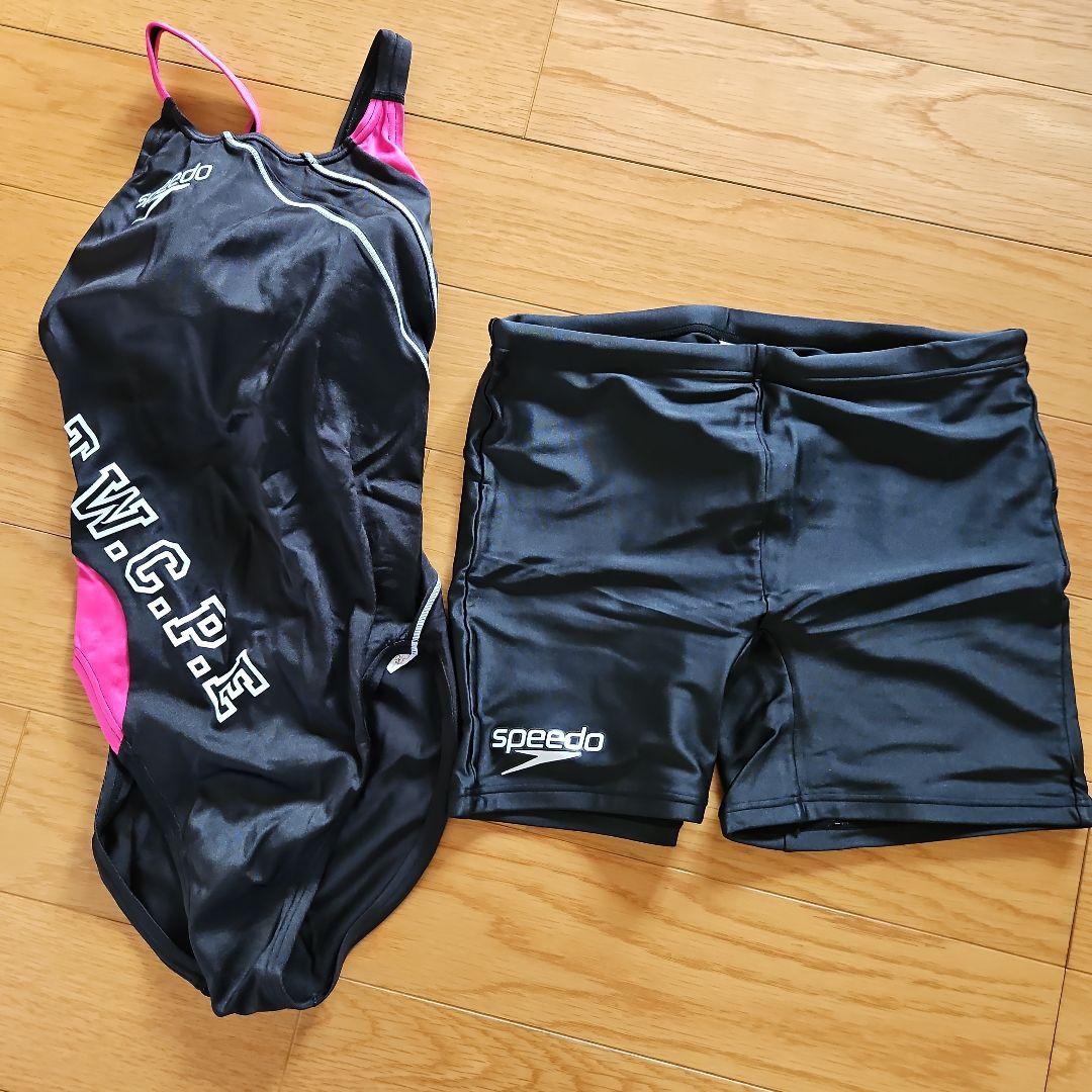 Speedo スポーツ用水着 Lサイズ 黒ピンク