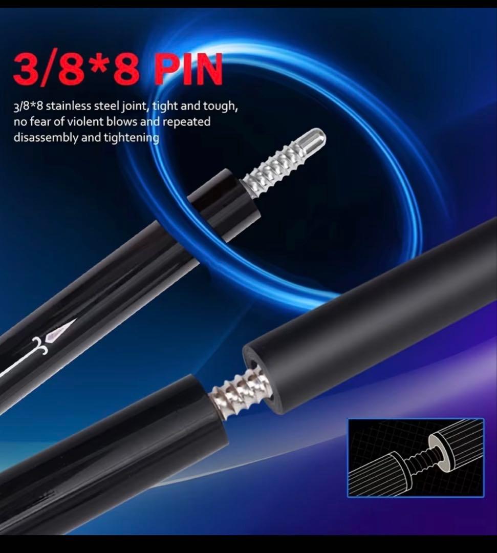 ビリヤード　カーボンシャフト　playキュー