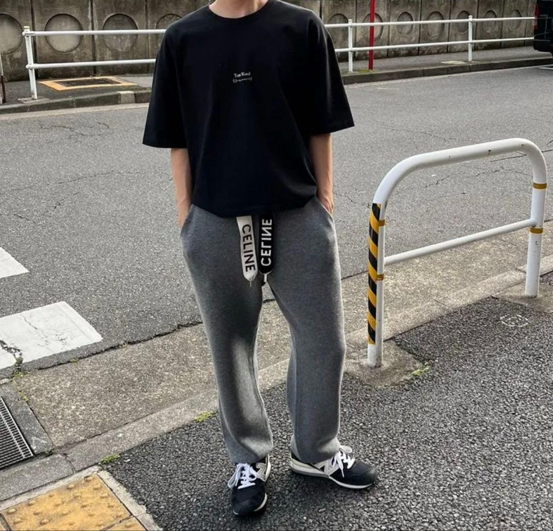 最安値　CELINE セリーヌ カシミヤ　ウール ニット ジョガーパンツ